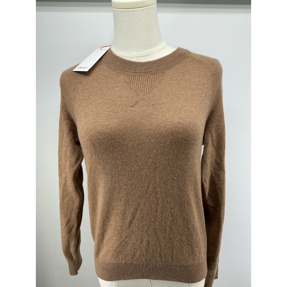 Mongolian Shrunken Cashmere Sweatshirt